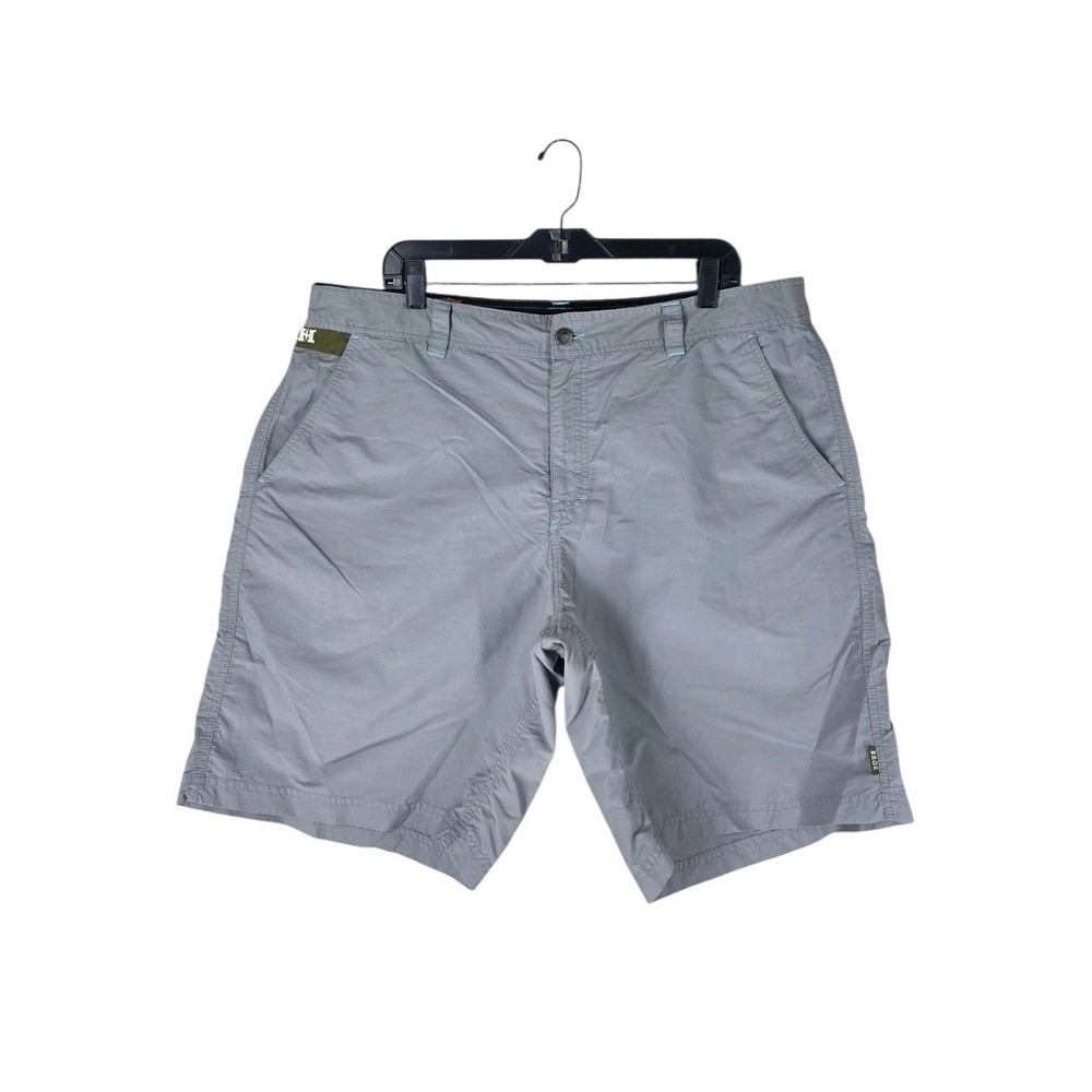 Howler Brothers 10" Shorts Mens 38 Grey Ripstop Nylon Outdoor Casual Hiking